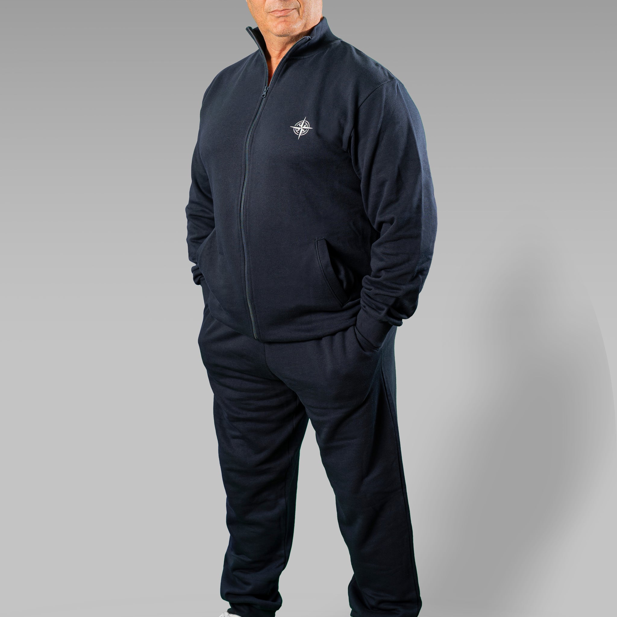 Übergrössen Winter Trainingsanzug 20Nodi Mistral 2xl bis 10xl Blau Schwarz