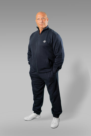 Übergrössen Winter Trainingsanzug 20Nodi Mistral 2xl bis 10xl Blau Schwarz